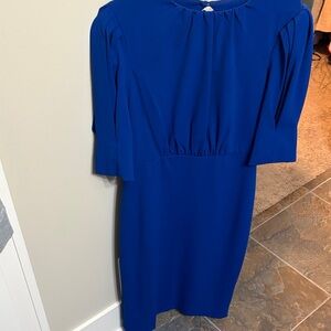 Calvin Klein Royal Blue Long Sleeve Dress